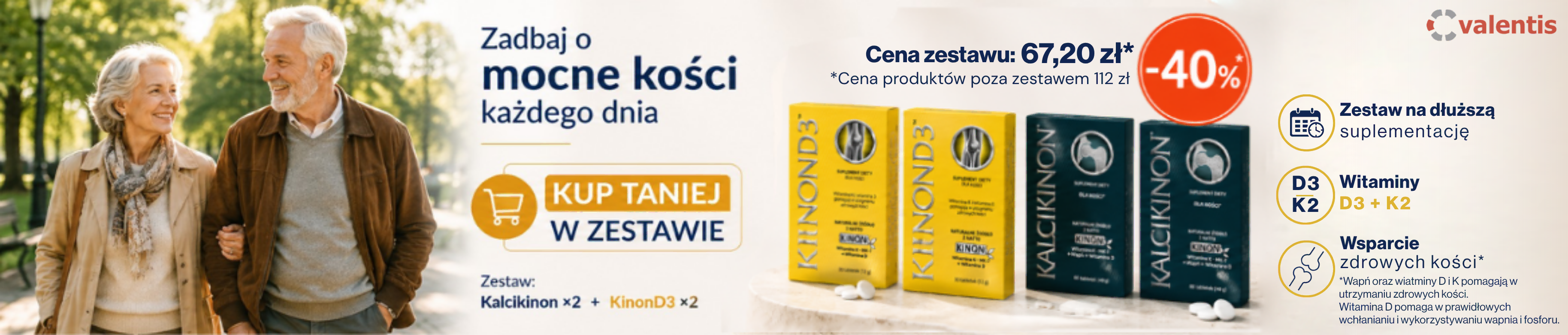Baner zestaw kalcikinon promocja